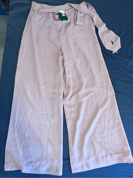 HALARA Pants - Halara Wide Leg Pants Elastic Waist with Belt, Women’s XL Medium Pink